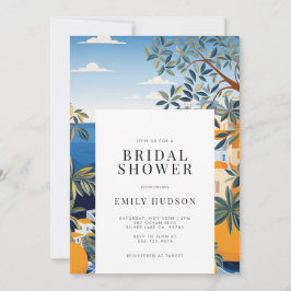 Amalfi Kusten Italien Inbjudningskort för möhippan