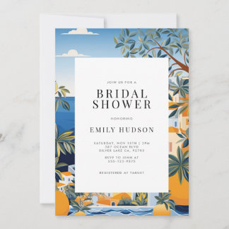 Amalfi Kusten Italien Möhippa Inbjudningar