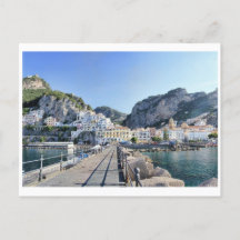 Amalfi Kusten, Italien postcard Amalfi, capri
