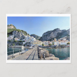 Amalfi Kusten, Italien postcard Amalfi, capri Vykort