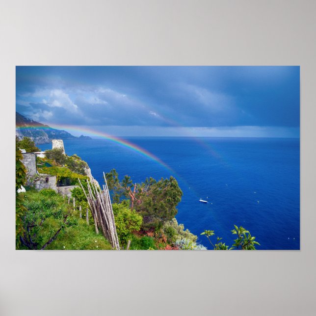 Amalfi Kusten Italien Poster (Framsidan)