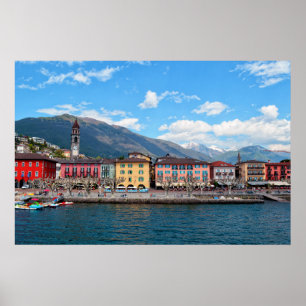 Amalfi Kusten Italien Poster