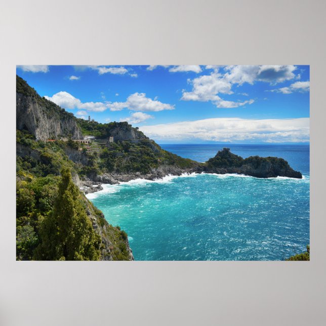 Amalfi Kusten Italien Poster (Framsidan)