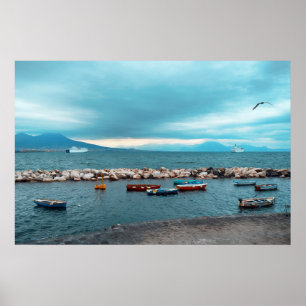 Amalfi Kusten Italien Poster