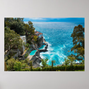 Amalfi Kusten Italien Poster