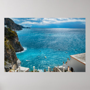 Amalfi Kusten Italien Poster