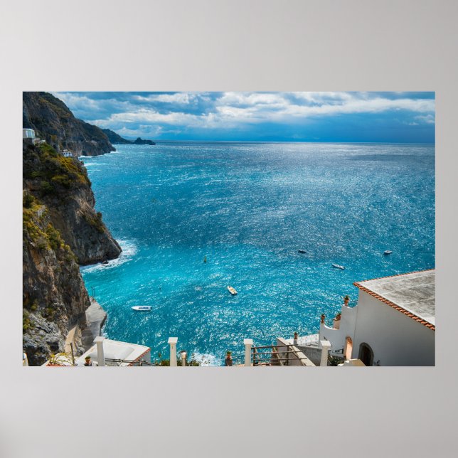 Amalfi Kusten Italien Poster (Framsidan)