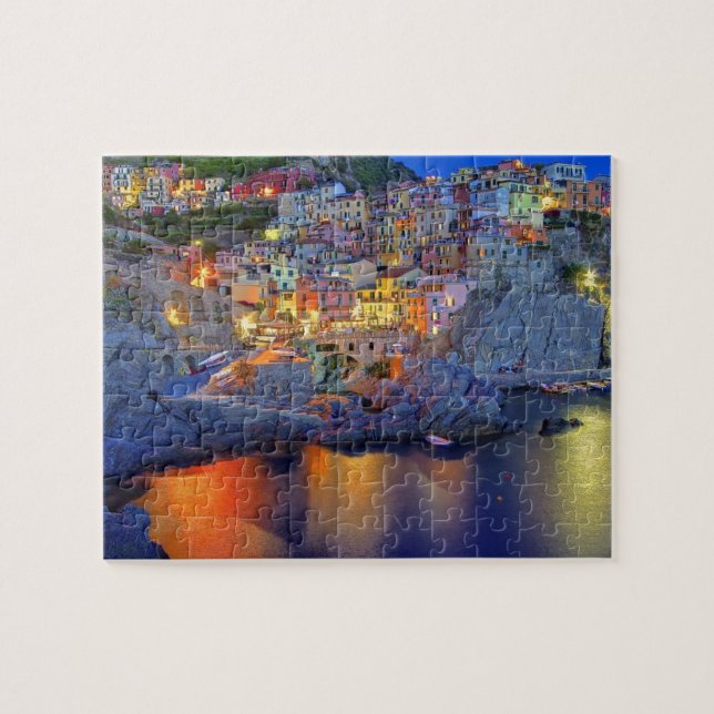 Amalfi Kusten, Italien Puzzle Pussel (Horisontell)