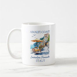 Amalfi Kusten Italien Scenia Summer Kaffemugg