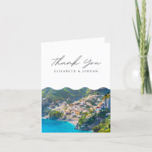 Amalfi-kusten Italien Tomt tackkort