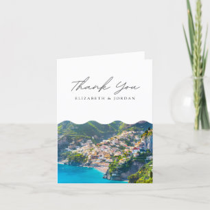 Amalfi-kusten Italien Tomt tackkort