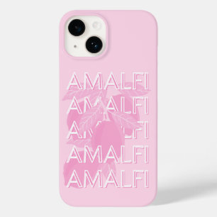 Amalfi Kusten, Italien, Travel Art, Preppy, Rosa