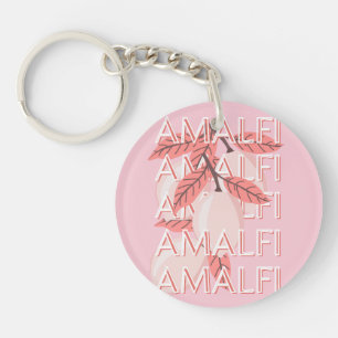 Amalfi Kusten, Italien Travel Art, sommarresekonst