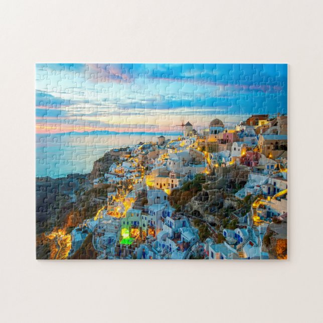 Amalfi Kusten Italien utmanande pussel (Horisontell)