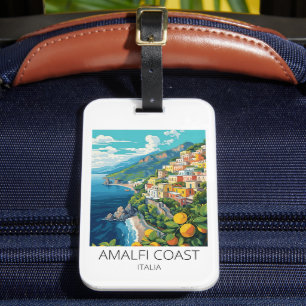 Amalfi Kusten Italien Vintage resor Bagagebricka