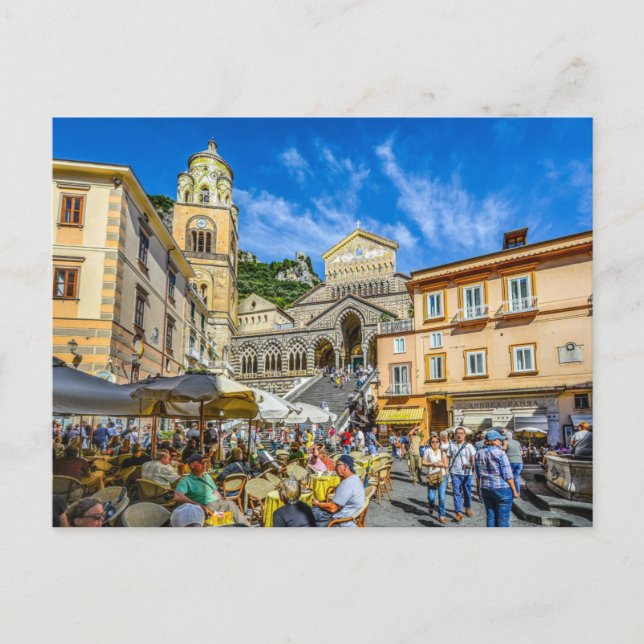 Amalfi-kusten, Italien vykort (Framsida)