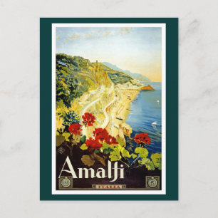 Amalfi Kusten, Italien Vykort