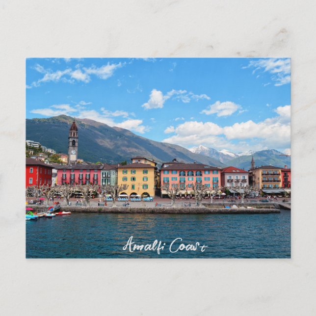 Amalfi Kusten Italien Vykort (Framsida)