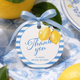 Amalfi-kusten Italienska Citron Bröllopsfest Tack Gåvor Etiketter