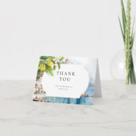 Amalfi Kusten Italienska Lemon Mediterranean Tack Kort