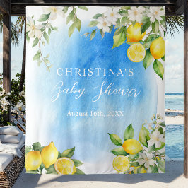 Amalfi Kusten Itay Lemons Baby Shower BackDrop