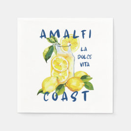 Amalfi Kusten - La Dolce Vita Limoncello Pappersservett