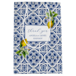 Amalfi Kusten Lemon Tiles Italien Personlig namn