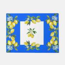Amalfi Kusten Lemons Ocean Blue