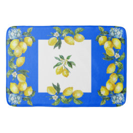 Amalfi Kusten Lemons Ocean Blue Badrumsmatta
