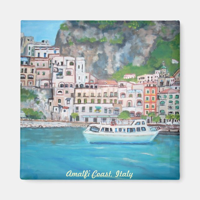 Amalfi Kusten Magnet (Framsidan)