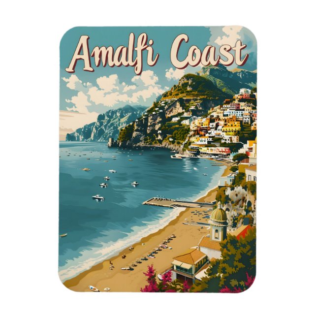Amalfi Kusten Magnet (Vertikal)