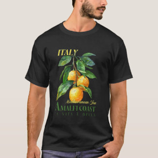 Amalfi-kusten Medelhavet Semester Italienska Citro T Shirt
