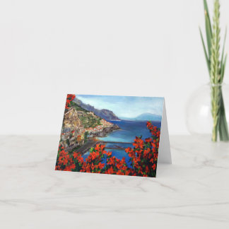 Amalfi Kusten Notecard Kort