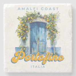 Amalfi Kusten Portofino La Dolce Vita Italia Lemon Stenunderlägg