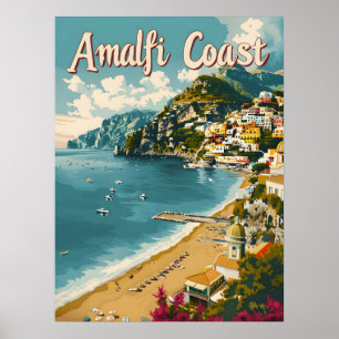 Amalfi Kusten Poster