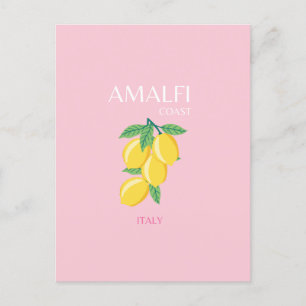 Amalfi Kusten, Preppy Room, Rosa Helg Vykort