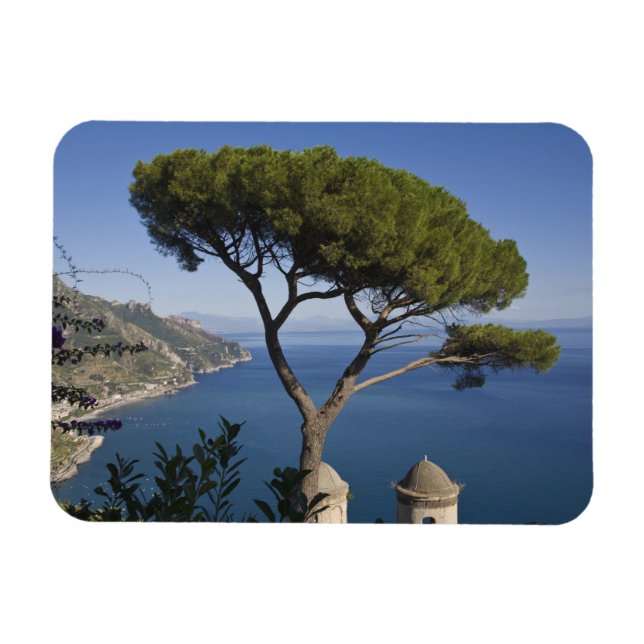 Amalfi kusten, Ravello, Kampanien, Italien Magnet (Horisontell)