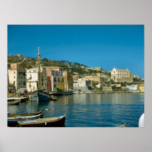 Amalfi kusten, Salerno strand Poster