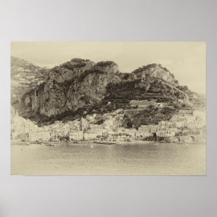 Amalfi Kusten Vintage Poster
