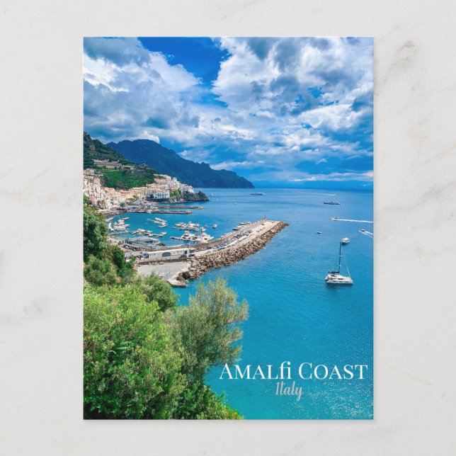 Amalfi Kusten vykort (Framsida)