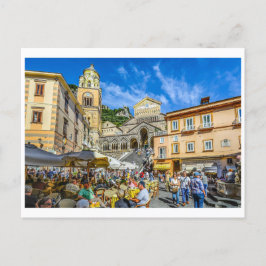 Amalfi Kusten, vykort för Italien