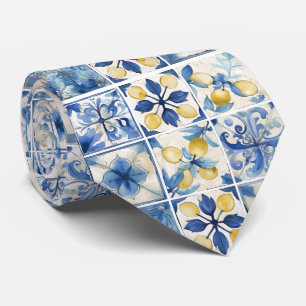 Amalfi Kusten Watercolor Mediterranean Lemon Slips
