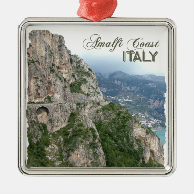 Amalfi kustenprydnad julgransprydnad metall (Framsidan)