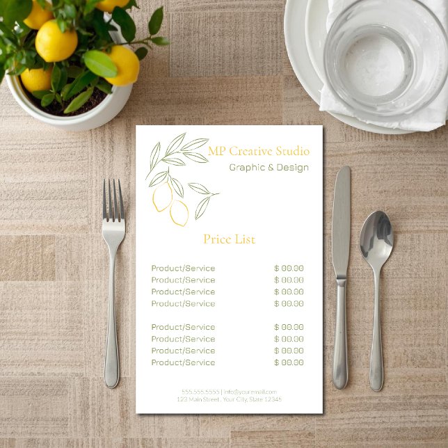 Amalfi Lemon Chic Flygblad (Skapare uppladdad)