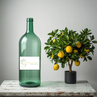 Amalfi Lemon Chic Mat Etiketter