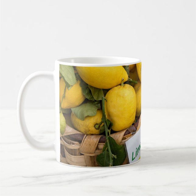 Amalfi Lemon Dream #3 #transport #wall #art Kaffemugg (Vänster)