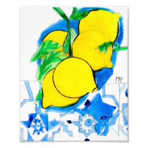 Amalfi Lemons II Fototryck