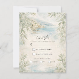 Amalfi Reverie Medelhavet Kust RSVP Inbjudningar