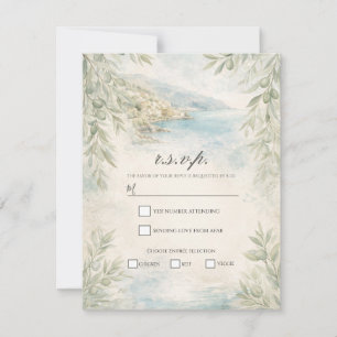 Amalfi Reverie Medelhavet Kust RSVP Inbjudningar