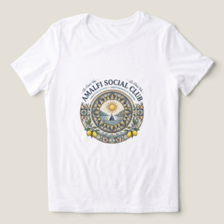 Amalfi Social Club Mediterranean Coastal Escape T Shirt